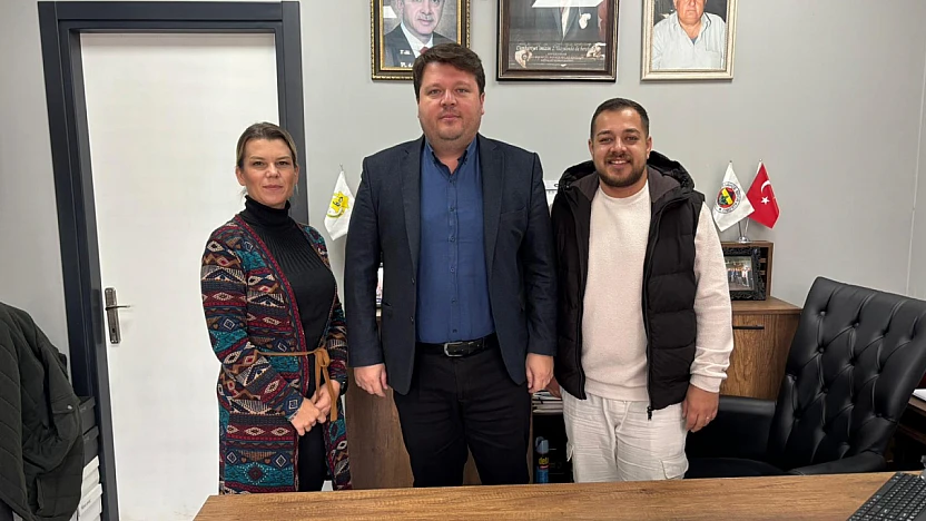 TV9 ve Küçük Menderes Gazetesi'nden Ödemiş Ayakkabıcılar odasına ziyaret