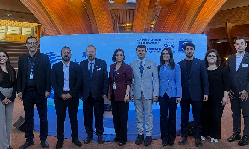 Başkan Helil Kınay, Strazburg'da Avrupa konseyi genel kuruluna katıldı