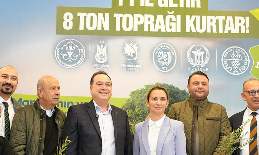 Büyükşehir'den örnek çevre projesi: Atık pil getirene zeytin fidanı