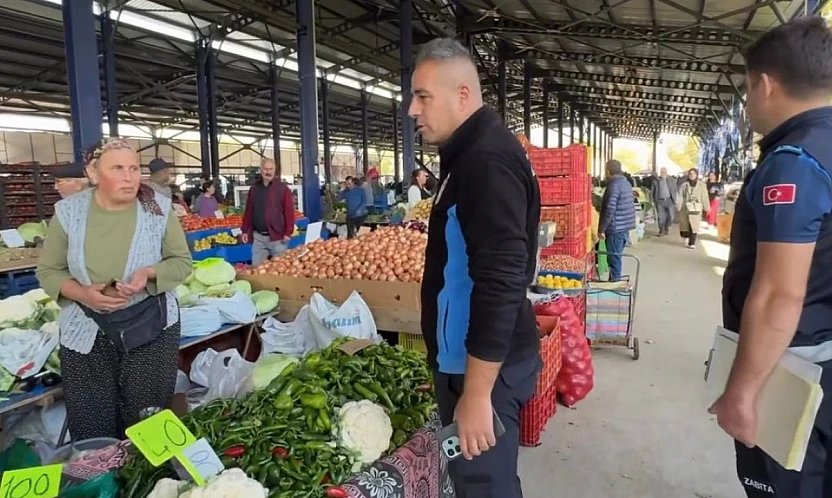 Kiraz Belediyesi pazaryerinde hijyen ve fiyat denetimlerini sıkılaştırdı